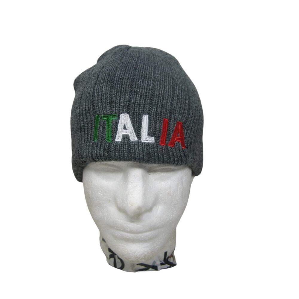 italia gray toque Hat Cap adult beanie
